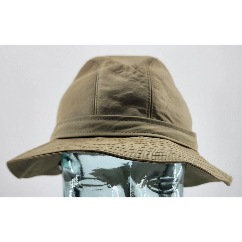 Burberry Women’s Classic Tan Fedora Bucket Hat Size 7.25 Nova Check SEE PICS - Picture 2 of 11